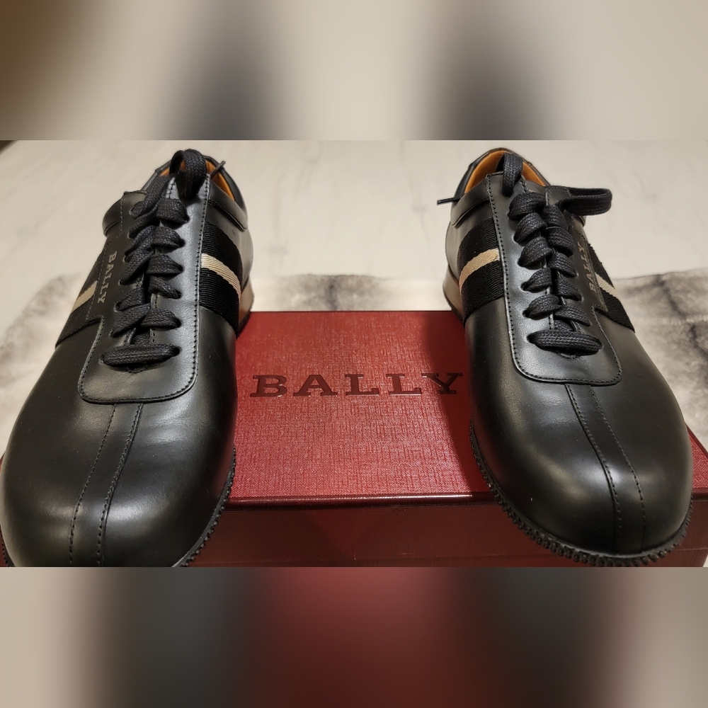 Bally Black Sneakers Sleek Minimalist Design